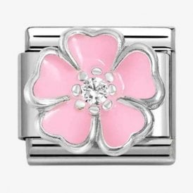 Nomination Italy Pink Flower Charm 330321/14