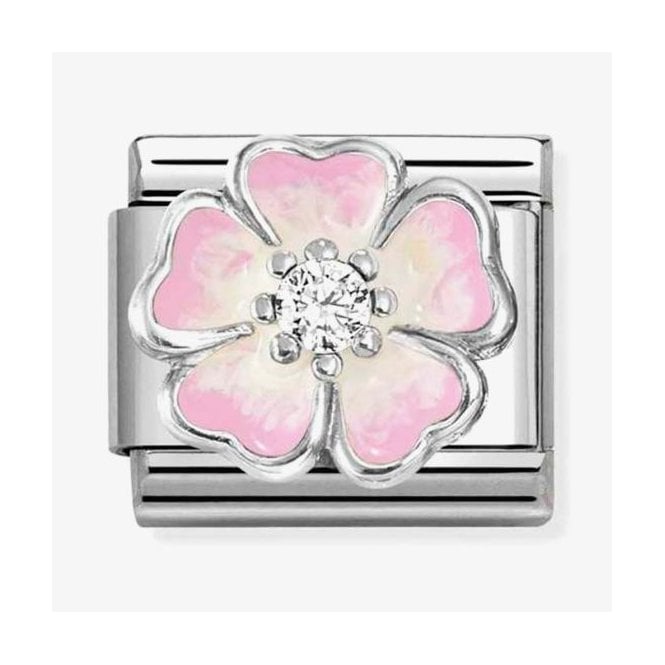 Nomination Italy Pink Flower Charm 330321/17