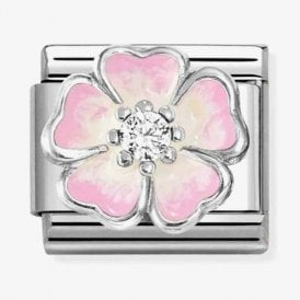Nomination Italy Pink Flower Charm 330321/17