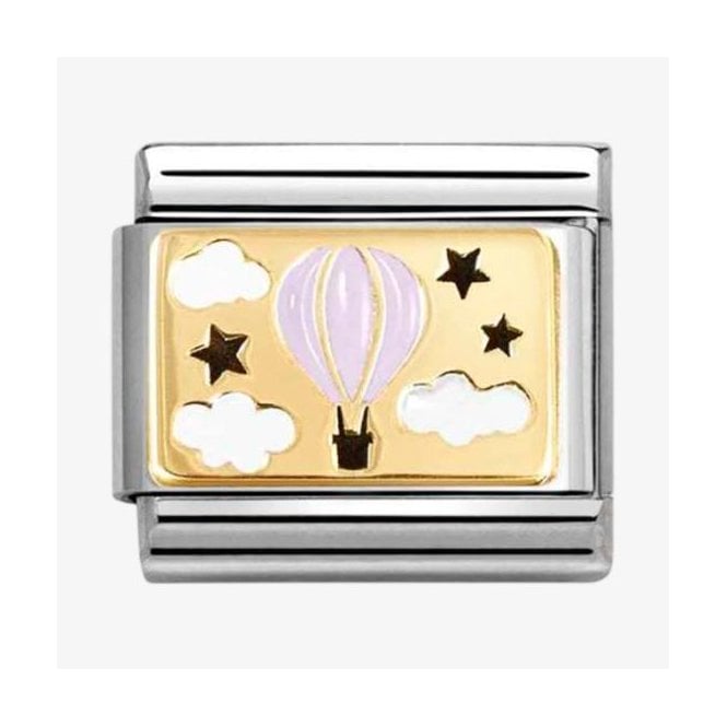 Nomination Italy Pink Hot Air Balloon Charm
