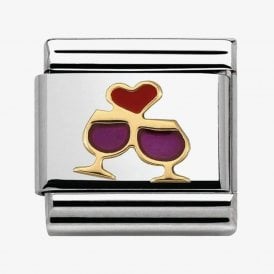 Nomination Italy Red Heart Charm