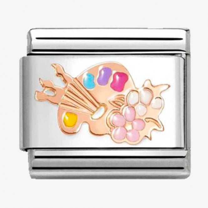 Nomination Italy Rose Gold Artists Palette Charm