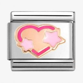 Nomination Italy Rose Pink Heart Charm