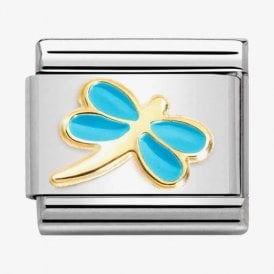 Nomination Italy Turq Dragon Fly Charm