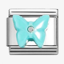 Nomination Italy Turquoise Butterfly Charm