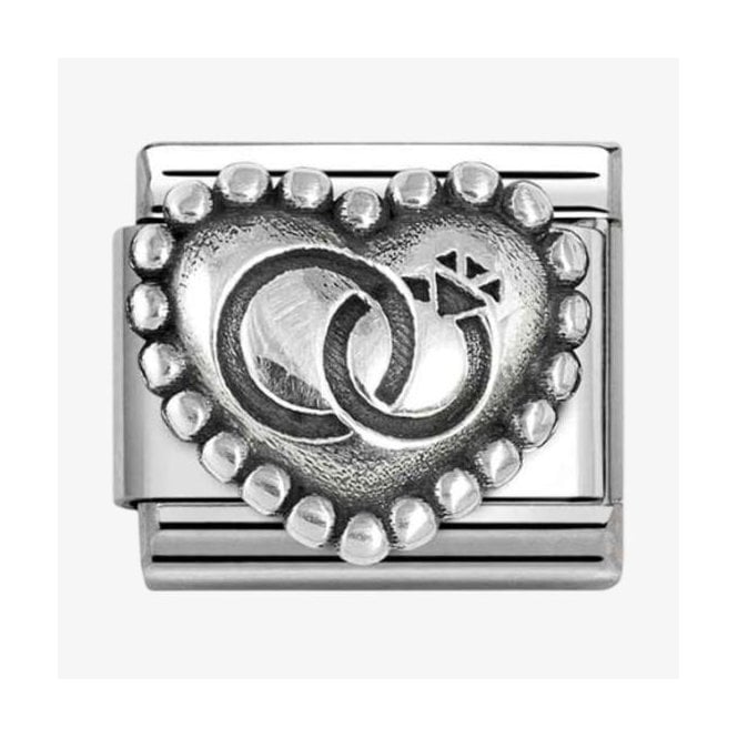 Nomination Italy Wedding Rings Heart Charm