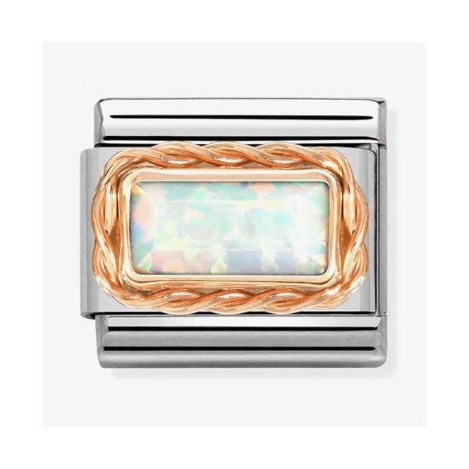 Nomination Italy White Opal Charm 430512/07