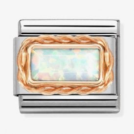 Nomination Italy White Opal Charm 430512/07