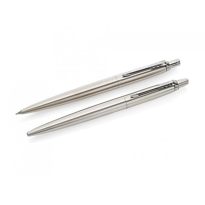 Parker Jotter Duo Set Chrome Top Ball Point & Graphite Pencil 2093256