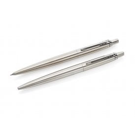 Parker Jotter Duo Set Chrome Top Ball Point & Graphite Pencil 2093256
