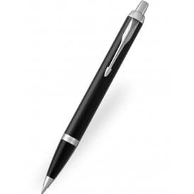 Parker Pens IM Ballpoint Medium Point Black Chrome Pen 1931665