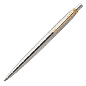 Parker Pens Jotter Ballpoint Classic Steel Gold Pen 1953182