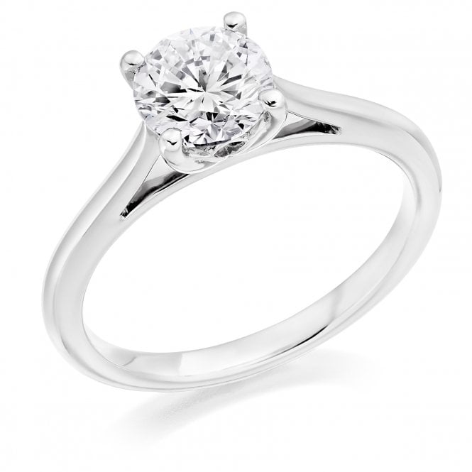 Lowry Diamonds Platinum 1.04ct Lab Grown Diamond Solitaire Ring Certified E / VS1