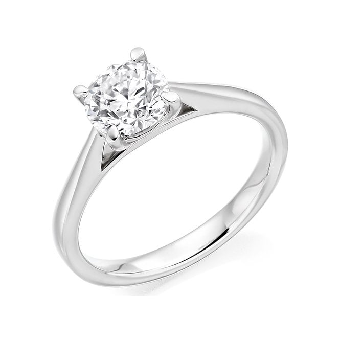 Lowry Diamonds Platinum 1.50ct Lab Grown Diamond Solitaire Ring Certified E / VVS2