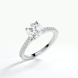 Platinum 1.76ct ct Lab Grown Diamond Solitaire Ring Certified Centre 1.51ct  D / VS1