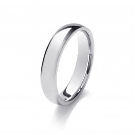 Platinum 5mm Court Wedding Ring