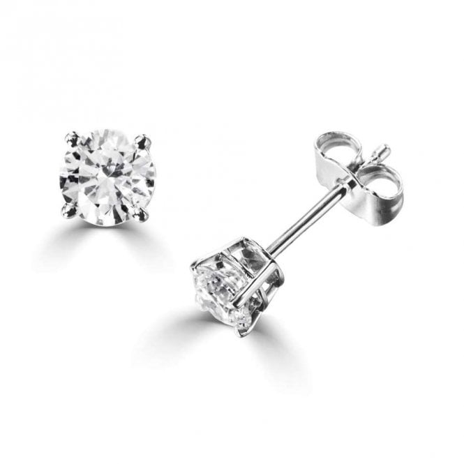 Lowry Diamonds Platinum Lab Grown Diamond 1.00ct Stud Earrings