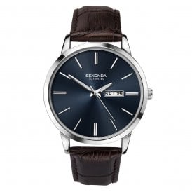 Sekonda Men’s Classic Brown Strap Watch 1662