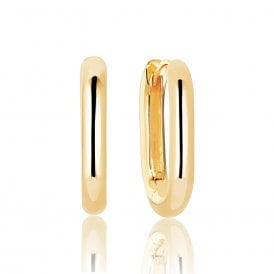 Sif Jakobs 18ct Gold Plated Capri Medio Pianura Earrings SJ-E62010-SG