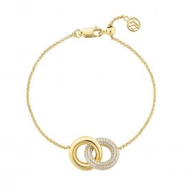 Sif Jakobs 18ct Gold Plated Carrara Bracelet SJ-B2477-CZ-YG