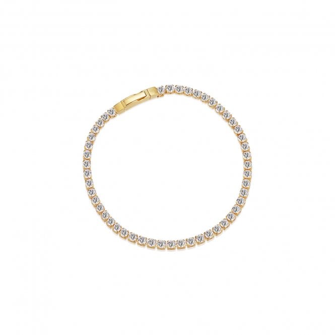 Sif Jakobs 18ct Gold Plated Ellera Grande Bracelet SJ-B2870-CZ-YG-18
