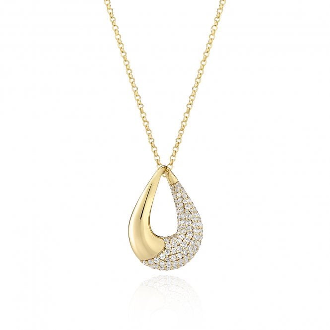 Sif Jakobs 18ct Gold Plated Glorenza Necklace SJ-N2482-CZ-YG