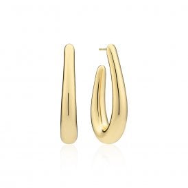Sif Jakobs 18ct Gold Plated Goccia Pianura Earrings SJ-E2484-YG