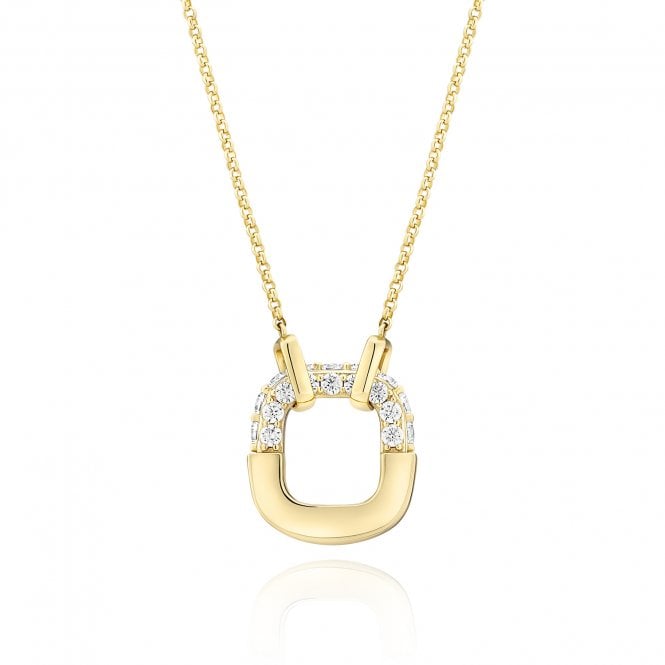 Sif Jakobs 18ct Gold Plated Maratea Necklace SJ-N2453-CZ-YG