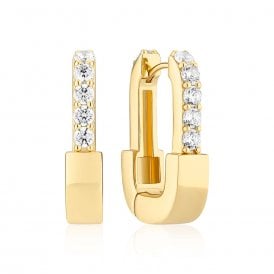 Sif Jakobs 18ct Gold Plated Maretea Earrings SJ-E2453-CZ-YG