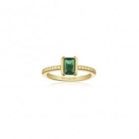 Sif Jakobs 18ct Gold Plated Roccanova Piccolo Ring SJ-R42266-GCZ-YG-52