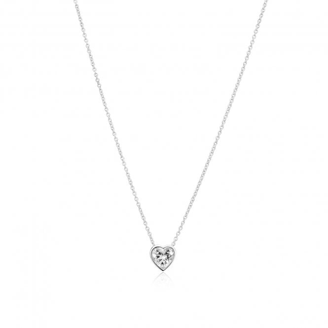 Sif Jakobs Sterling Silver Amorino Necklace SJ-N2492-CZ