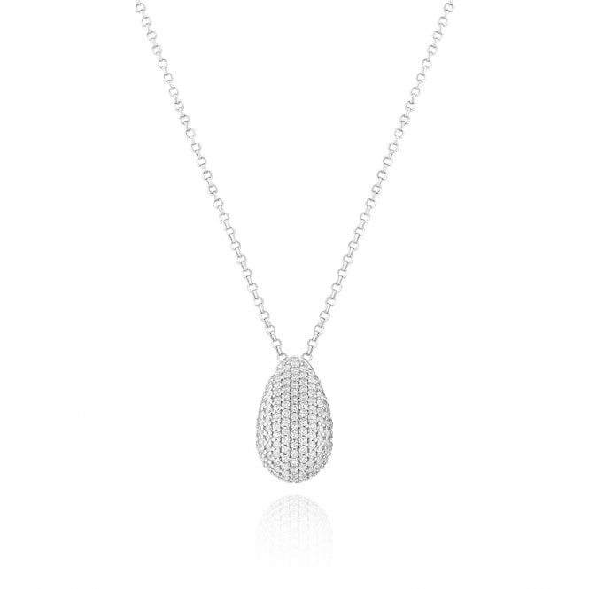 Sif Jakobs Sterling Silver Goccia Altro Necklace SJ-N2480-CZ