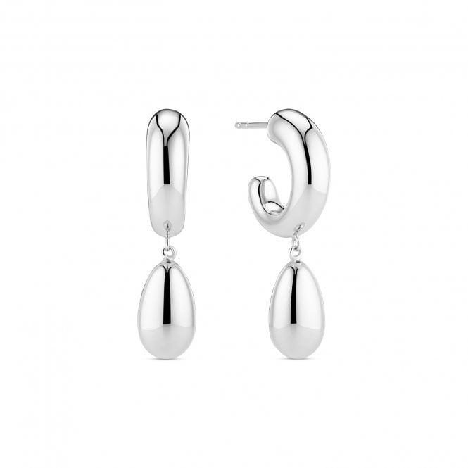 Sif Jakobs Sterling Silver Goccia Pendolo Pianura Earrings SJ-E2587