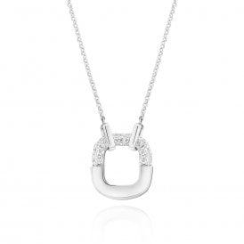 Sif Jakobs Sterling Silver Maratea Necklace SJ-N2453-CZ