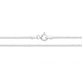 Silver 18" Spiga Chain