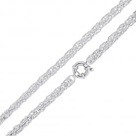 Silver 7.5" Fancy Handmade Bracelet