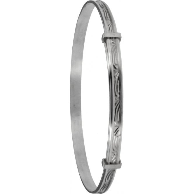 Lowry Sterling Silver Silver Baby Bangle