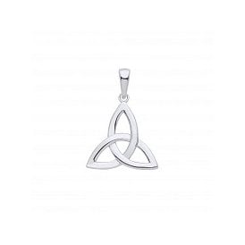 Silver Celtic Trinity Knot Pendant & Chain