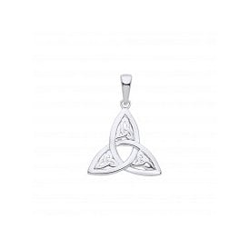 Silver Celtic Trinity Knot Pendant & Chain