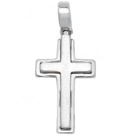 Silver Fancy Cross & Chain