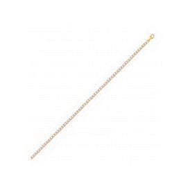Silver Gold Plated Cz Tennis Necklet
