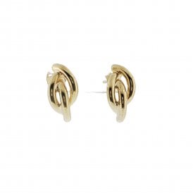 Silver Gold Plated Fancy Earrings