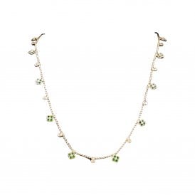 Silver Gold Plated Fancy Necklet