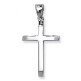 Silver Large Cross & Chain