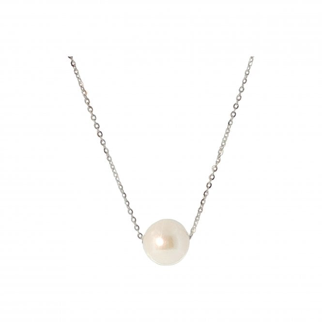 Lowry Sterling Silver Silver Pearl Pendnat & Chain