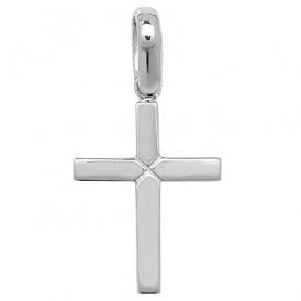 Silver Plain Cross & Chain
