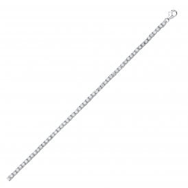 Stainless Steel CZ Tennis Bracelet