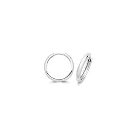Sterling Silver 14mm Huggie Earrings
