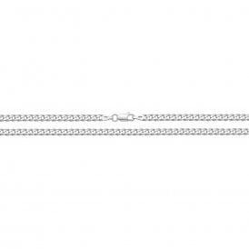 Sterling Silver 16" Curb Chain
