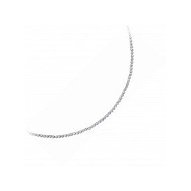 Sterling Silver 16" Cz Tennis Necklet